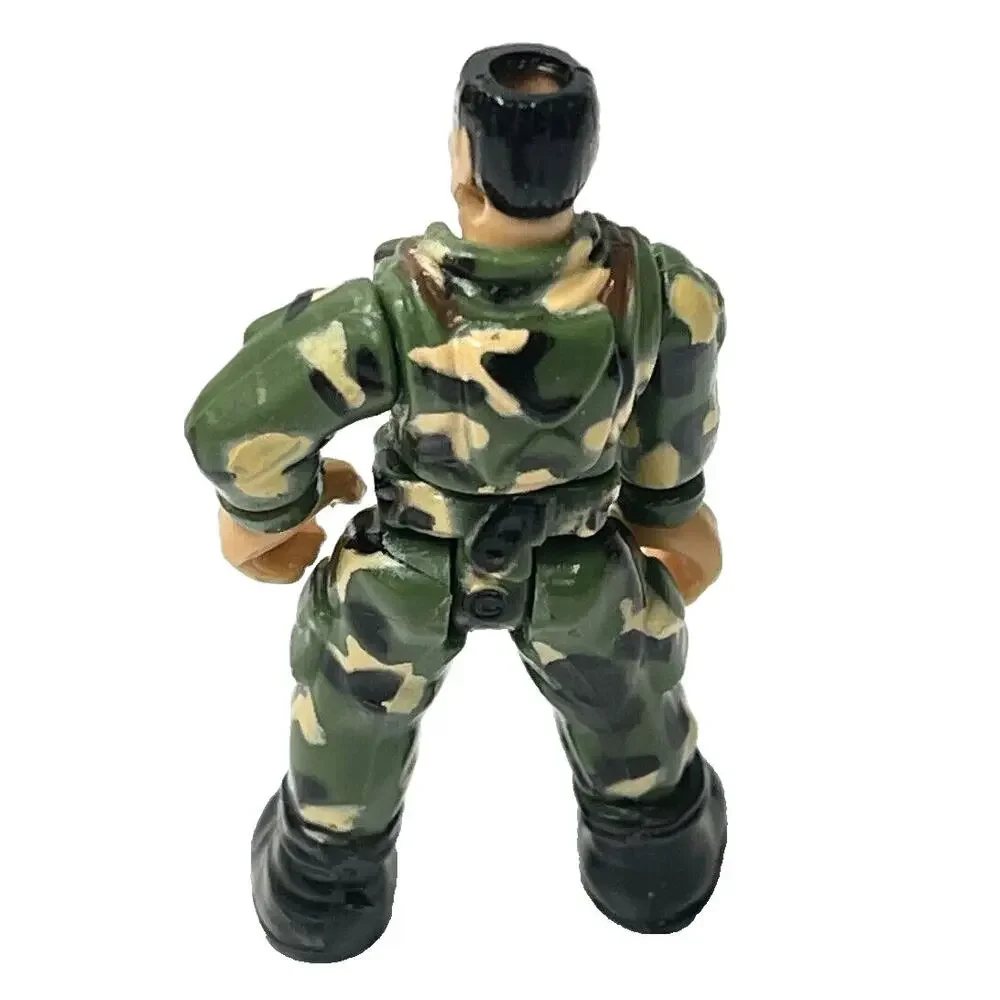Chap Mei Military Soldiers Tactical Force 4 Men Figures w/ 3 Weapons Set